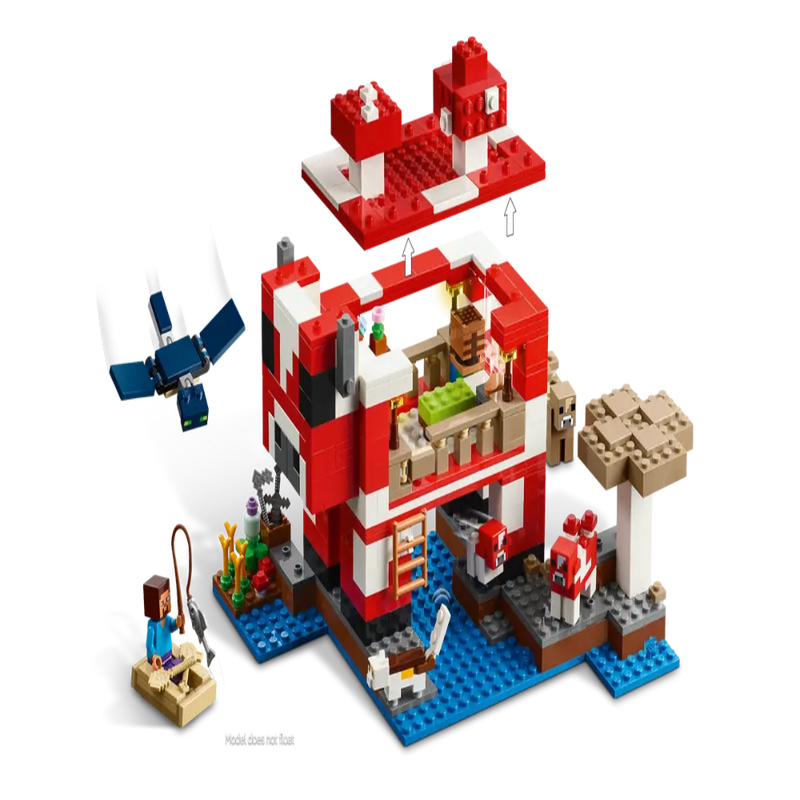 Lego 21270 Minecraft The Mooshroom House (500 Pieces)