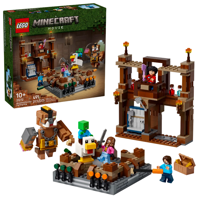Lego 21272 Minecraft Woodland Mansion Fighting Ring (491 Pieces)
