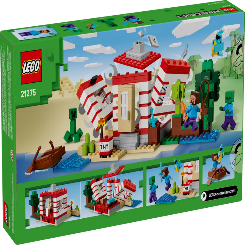 Lego 21275 Minecraft The TNT Jungle House (287 Pieces)