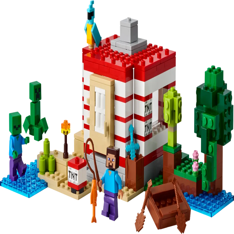 Lego 21275 Minecraft The TNT Jungle House (287 Pieces)