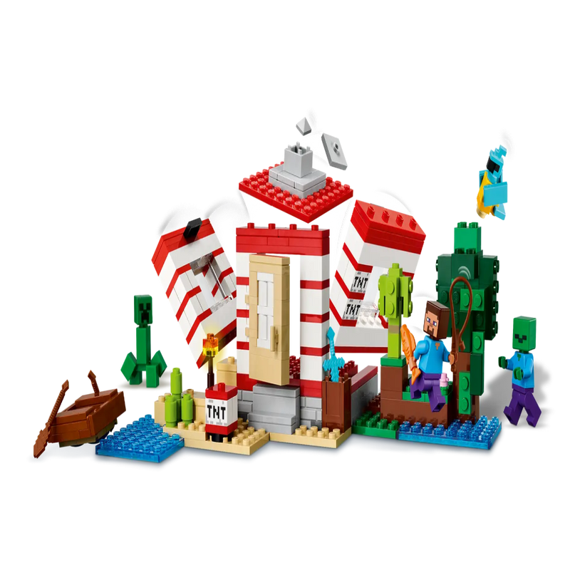 Lego 21275 Minecraft The TNT Jungle House (287 Pieces)