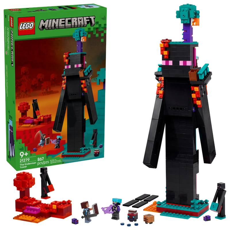 Lego 21279 Minecraft The Enderman Tower (867 Pieces)