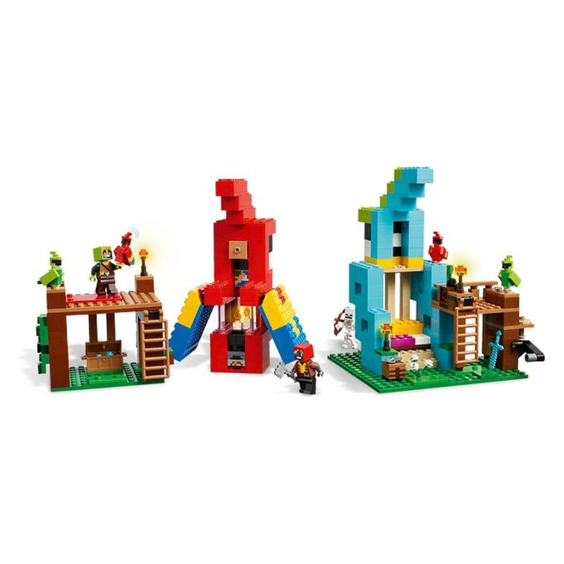 Lego 21282 Minecraft The Parrot Houses (535 Pieces)