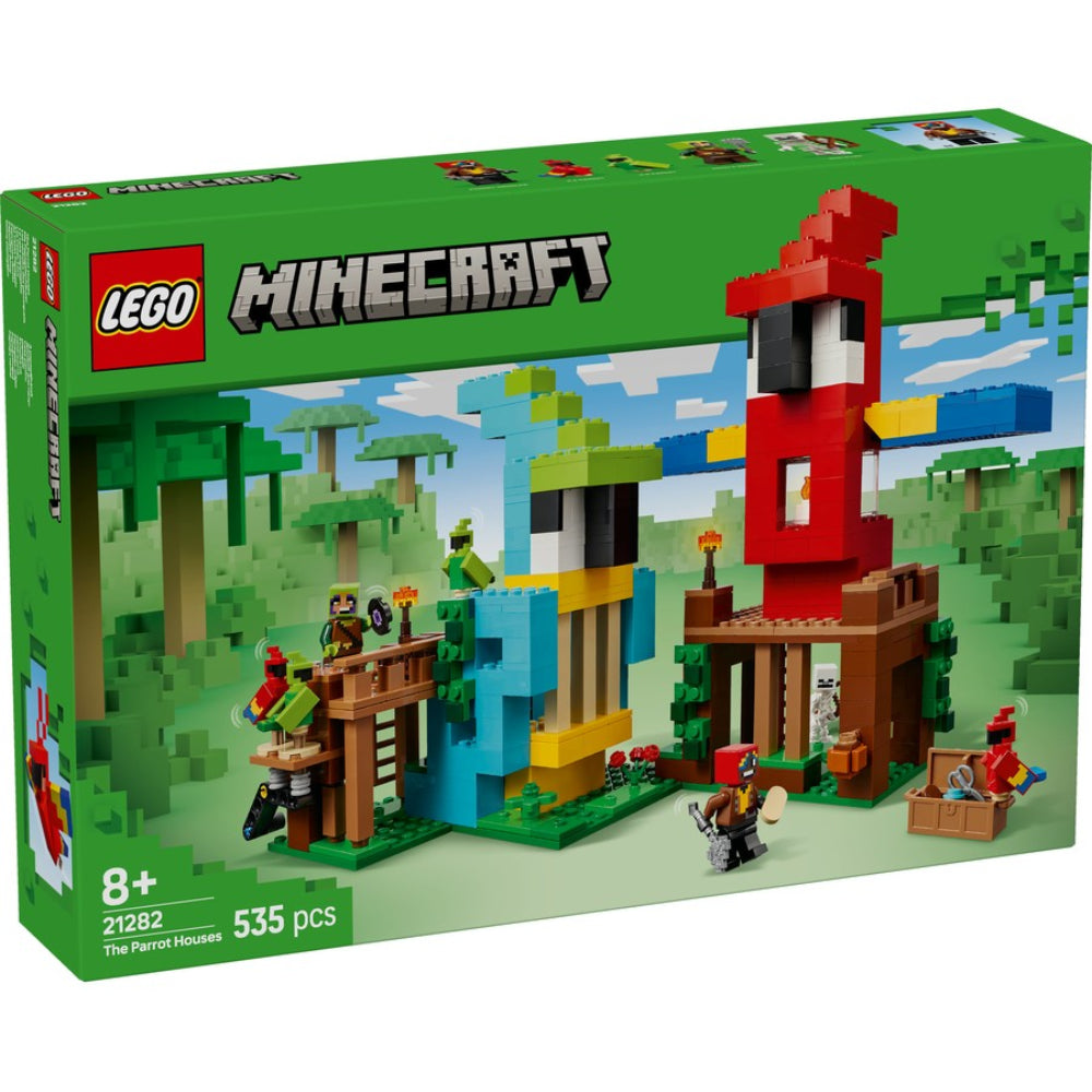 Lego 21282 Minecraft The Parrot Houses (535 Pieces)