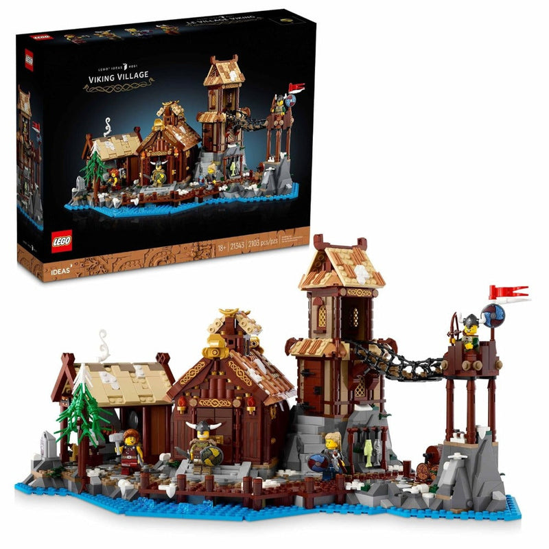 Lego 21343 Ideas Viking Village - 2103 Pieces-Construction-LEGO-Toycra