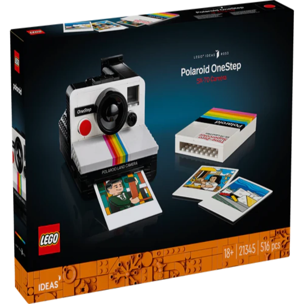 Lego 21345 Ideas Polaroid OneStep SX-70 Camera (516 Pieces) — Toycra