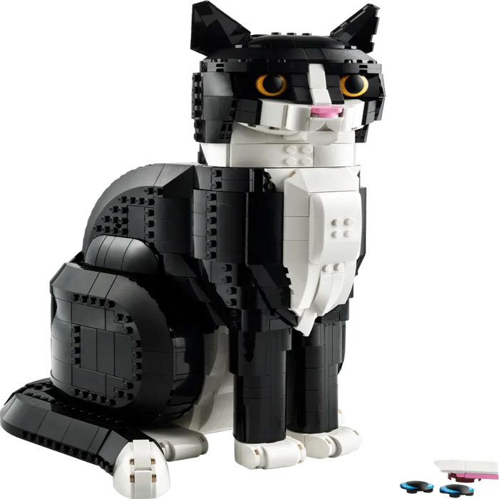 Lego 21349 Ideas Tuxedo Cat (1710 Pieces)-Construction-LEGO-Toycra