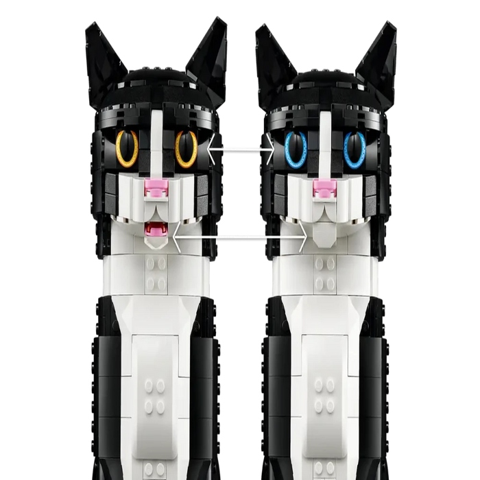 Lego 21349 Ideas Tuxedo Cat (1710 Pieces)-Construction-LEGO-Toycra