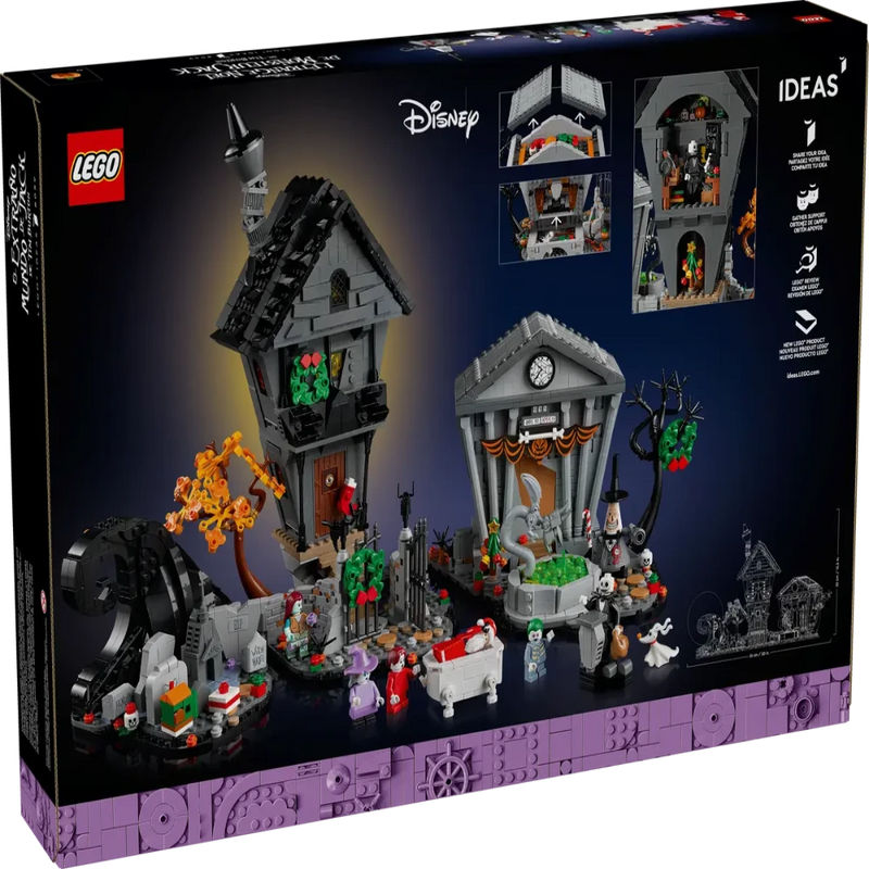 Lego 21351 Ideas Disney Tim Burton's The Nightmare Before Christmas (2193 Pieces)
