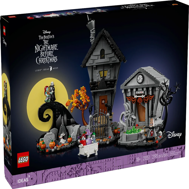 Lego 21351 Ideas Disney Tim Burton's The Nightmare Before Christmas (2193 Pieces)