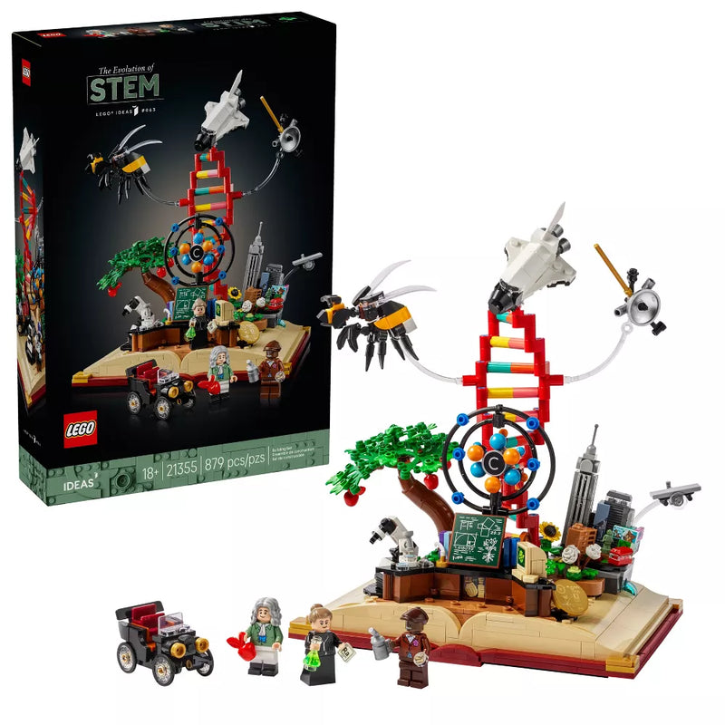 Lego 21355 Ideas The Evolution of STEM (879 Pieces)-Construction-LEGO-Toycra