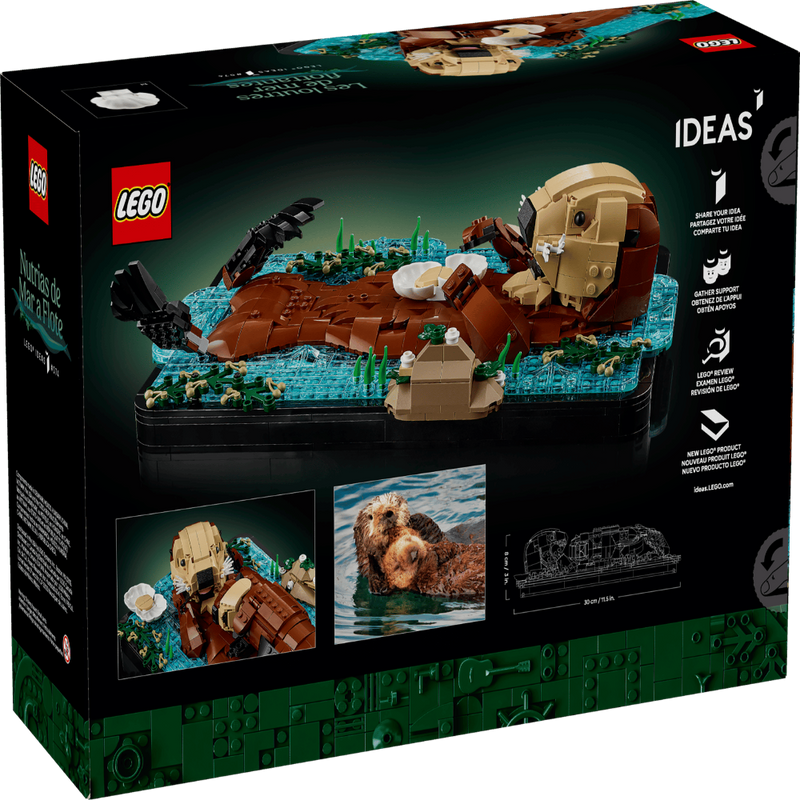 Lego 21366 Ideas Floating Sea Otters (1234 Pieces)