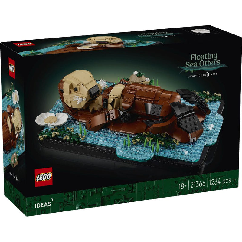 Lego 21366 Ideas Floating Sea Otters (1234 Pieces)