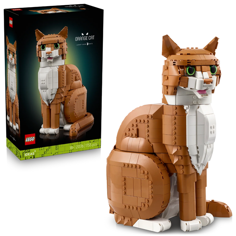 Lego 21376 Ideas Orange Cat (1755 Pieces)
