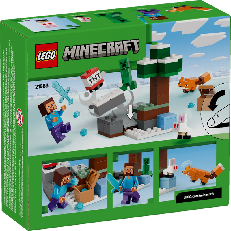 Lego 21583 Minecraft Steve's Taiga Adventure ( 79Pieces)