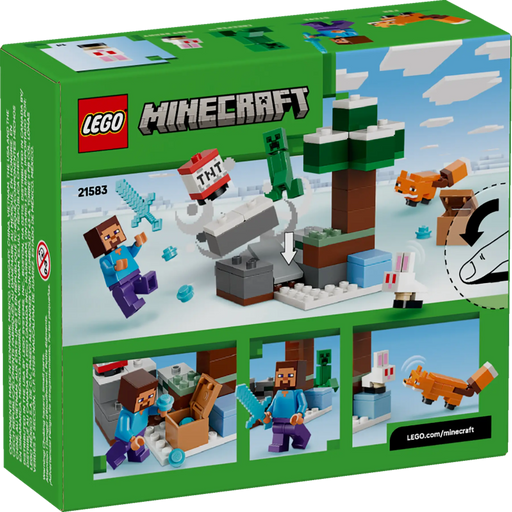 Lego 21583 Minecraft Steve's Taiga Adventure ( 79Pieces)-Construction-LEGO-Toycra