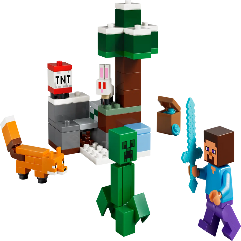 Lego 21583 Minecraft Steve's Taiga Adventure ( 79Pieces)