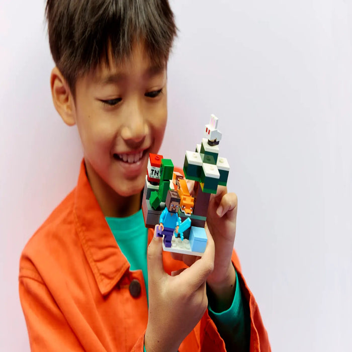 Lego 21583 Minecraft Steve's Taiga Adventure ( 79Pieces)-Construction-LEGO-Toycra