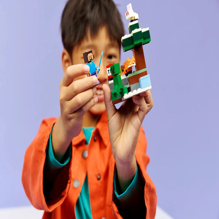 Lego 21583 Minecraft Steve's Taiga Adventure ( 79Pieces)-Construction-LEGO-Toycra