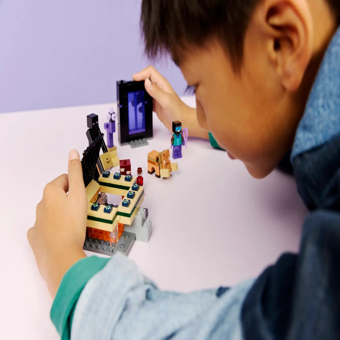 Lego 21584 Minecraft Nether & End Portal Journey (192 Pieces)-Construction-LEGO-Toycra