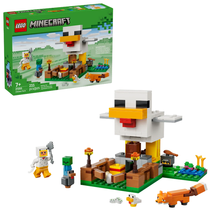 Lego 21585 Minecraft Chicken Farm (233 Pieces)