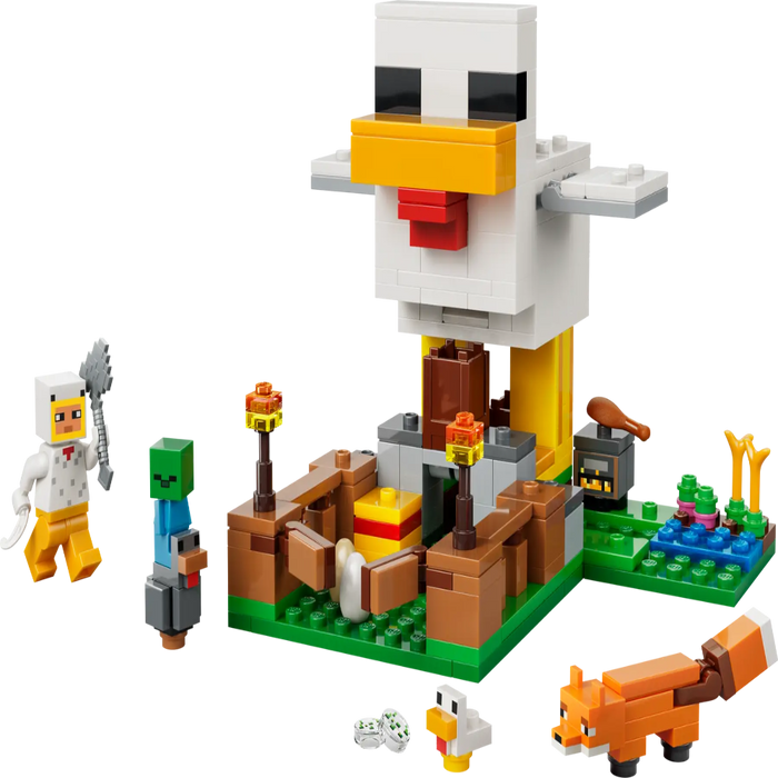 Lego 21585 Minecraft Chicken Farm (233 Pieces)-Construction-LEGO-Toycra