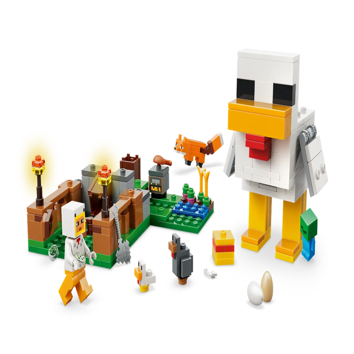 Lego 21585 Minecraft Chicken Farm (233 Pieces)-Construction-LEGO-Toycra