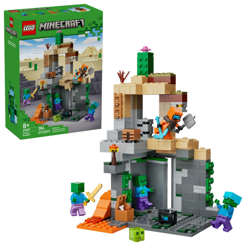 Lego 21587 Minecraft Zombie Dungeon (284 Pieces)