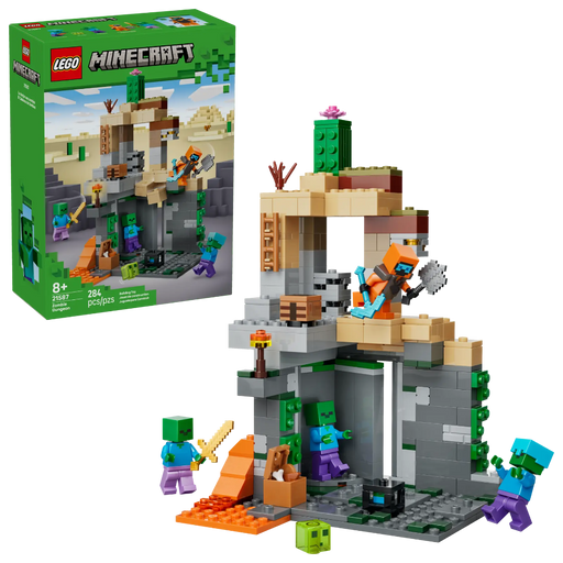 Lego 21587 Minecraft Zombie Dungeon (284 Pieces)-Construction-LEGO-Toycra