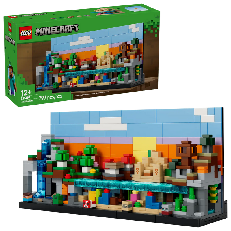Lego 21589 Minecraft Mini Biomes (797 Pieces)