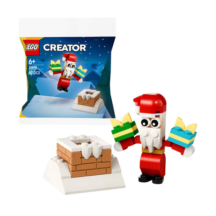 Lego 30692 Polybags Christmas Chimney Fun With Santa (60 Pieces)-Construction-LEGO-Toycra