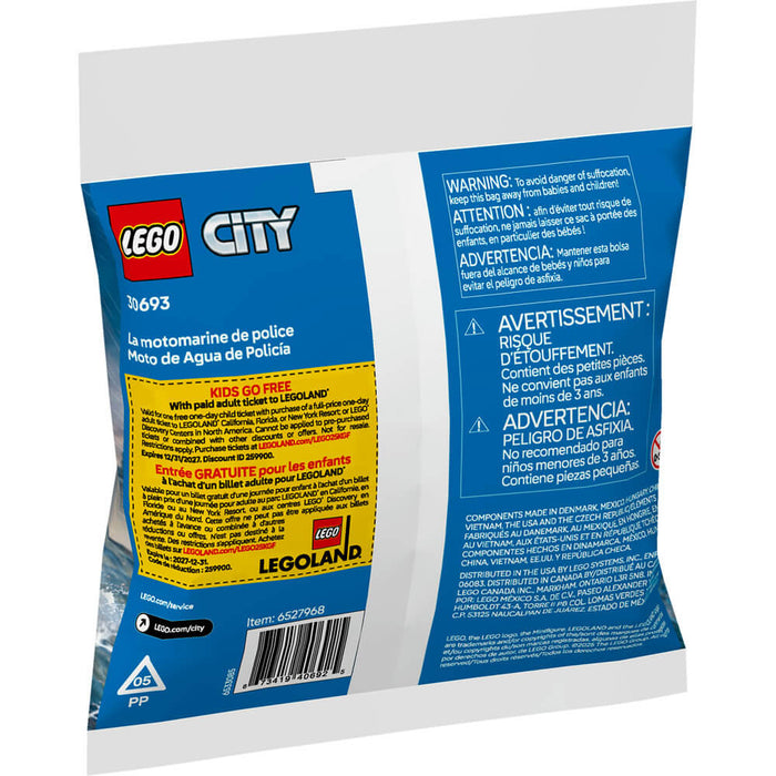 Lego 30693 Recruitment Bags Police Water Scooter (29 Pieces)-Construction-LEGO-Toycra