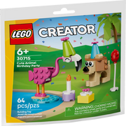 Lego 30715 Recruitment Bags Cute Animal Birthday Party (64 Pieces)