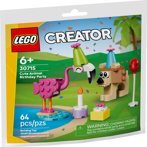 Lego 30715 Recruitment Bags Cute Animal Birthday Party (64 Pieces)-Construction-LEGO-Toycra
