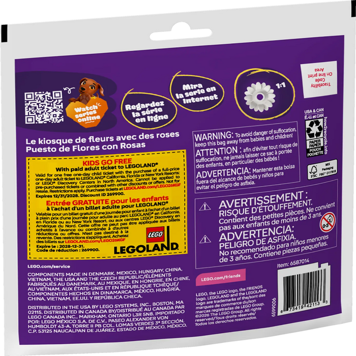 Lego 30721 Recruitment Bags Flower Stand With Roses (55 Pieces)-Construction-LEGO-Toycra