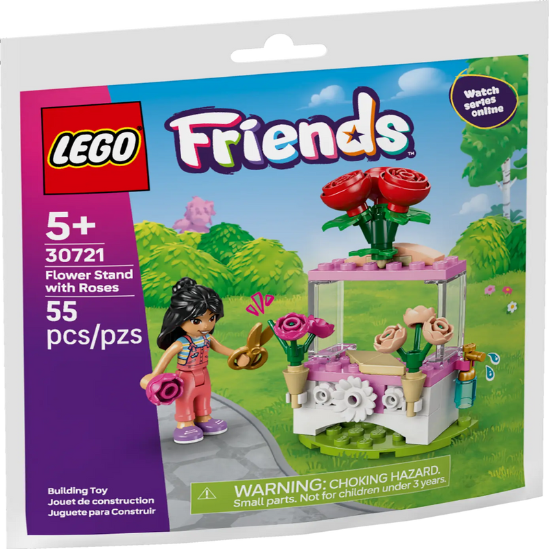 Lego 30721 Recruitment Bags Flower Stand With Roses (55 Pieces)