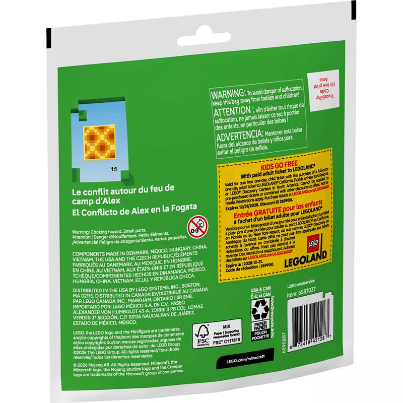 Lego 30732 Recruitment Bags Alex's Campfire Conflict (31 Pieces)