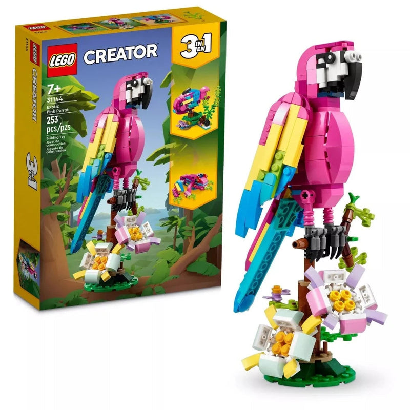 Lego 31144 Creator 3-in-1 Exotic Pink Parrot ( 253 Pieces )