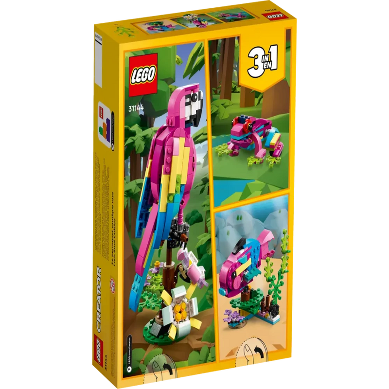 Lego 31144 Creator 3-in-1 Exotic Pink Parrot ( 253 Pieces )