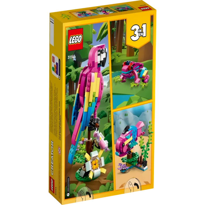 Lego 31144 Creator 3-in-1 Exotic Pink Parrot ( 253 Pieces )-Construction-LEGO-Toycra