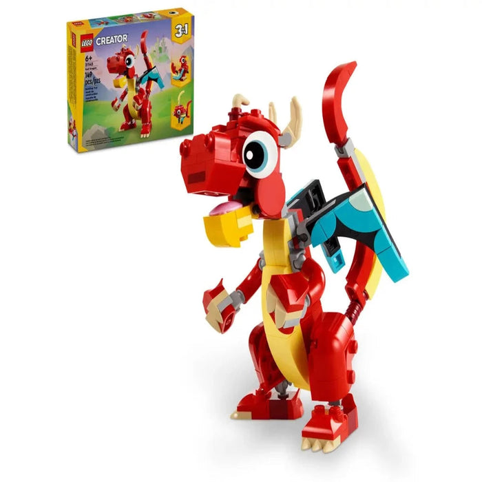 Lego 31145 Creator 3-in-1 Red Dragon (149 Pieces)-Construction-LEGO-Toycra