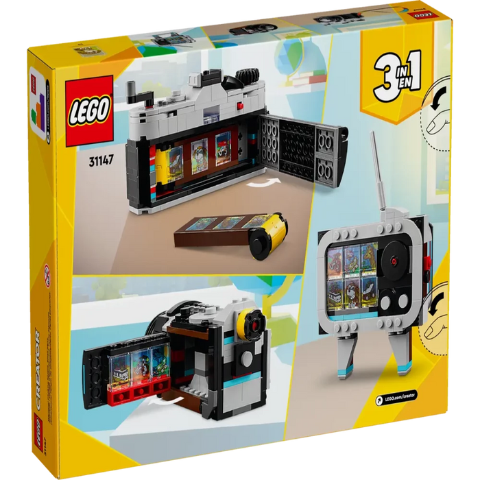 Lego Camera Part Lego 31147 Creator 3-in-1 Retro Camera (261 Pieces) — Toycra
