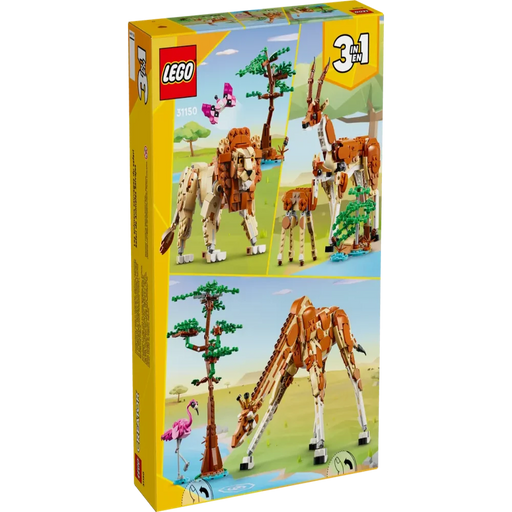 Lego 31150 Creator 3-in-1 Wild Safari Animals 780 Pieces