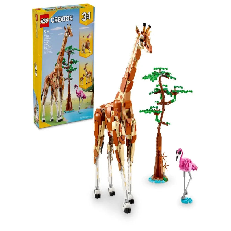 Lego 31150 Creator 3-in-1 Wild Safari Animals ( 780 Pieces )-Construction-LEGO-Toycra