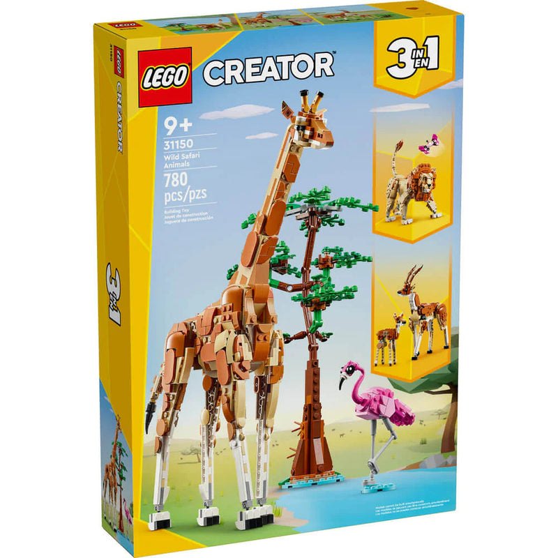 Lego 31150 Creator 3-in-1 Wild Safari Animals ( 780 Pieces )-Construction-LEGO-Toycra