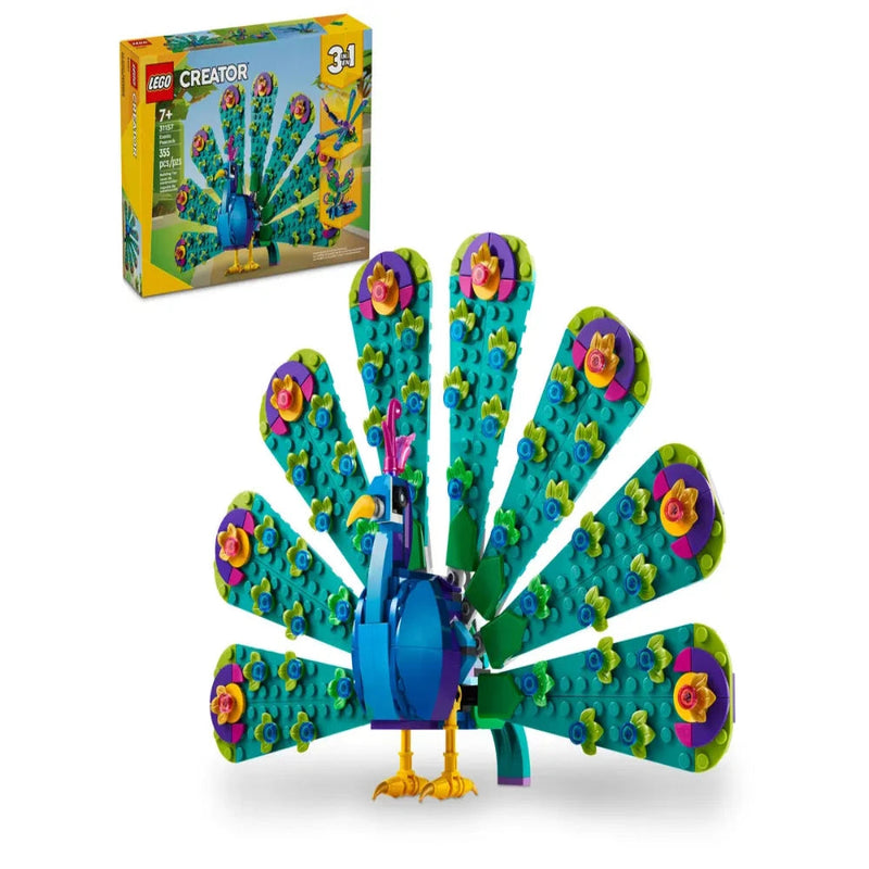 Lego 31157 Creator Exotic Peacock (355 Pieces)