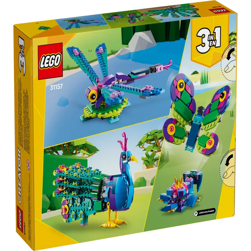 Lego 31157 Creator Exotic Peacock (355 Pieces)