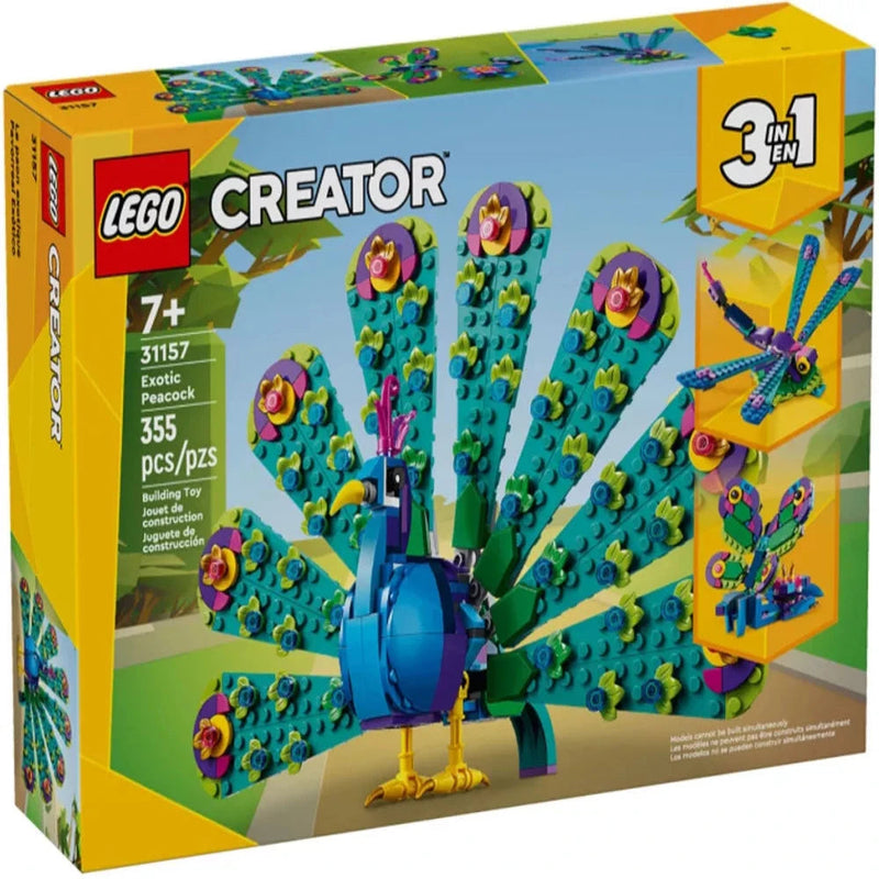 Lego 31157 Creator Exotic Peacock (355 Pieces)