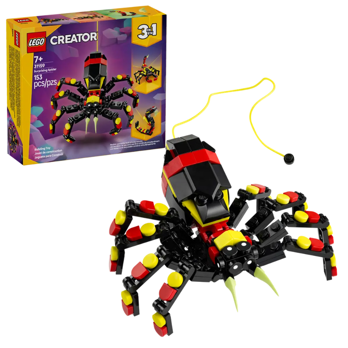 Lego 31159 Creator Wild Animals Surprising Spider (153 Pieces)-Construction-LEGO-Toycra