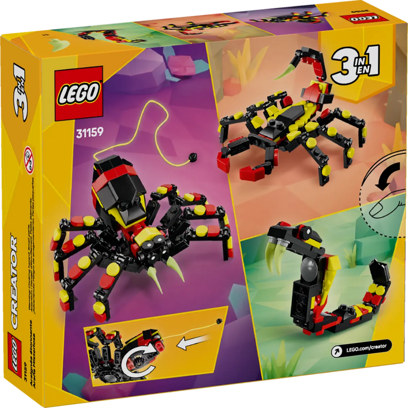 Lego 31159 Creator Wild Animals Surprising Spider (153 Pieces)